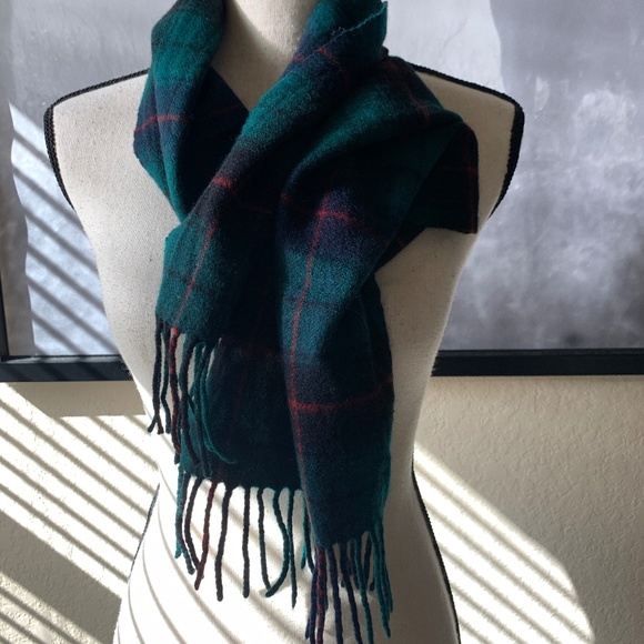 CLANS Scotland 100% Lamb Wool  Tartan Scarf - Picture 1 of 5